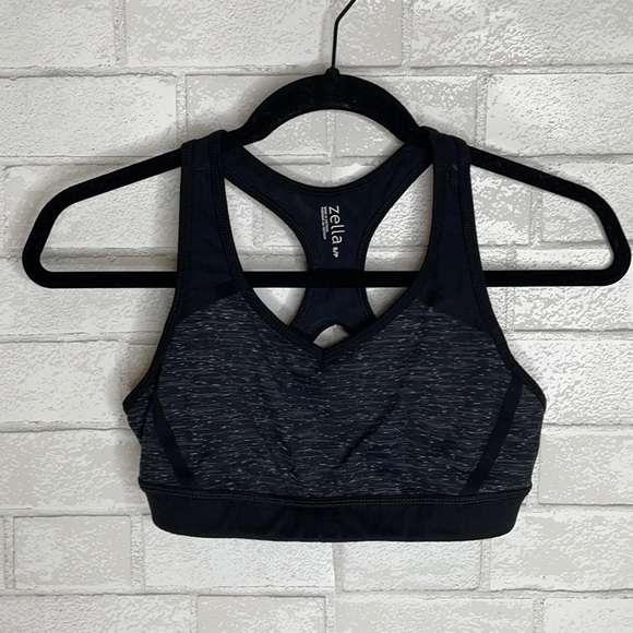 Zella Other - Zella Black Patterned Sports Bra